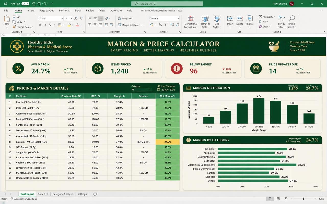 Margin & Price Calculator