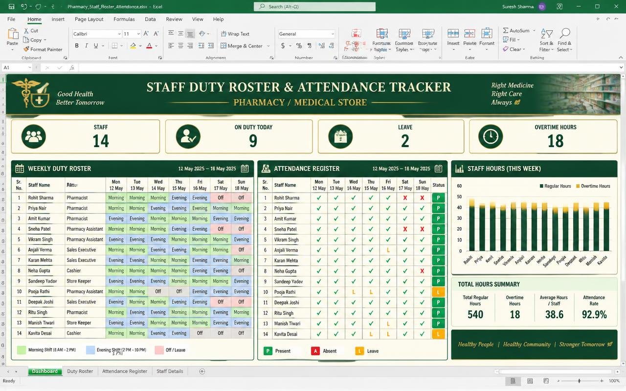 Staff Duty Roster & Attendance